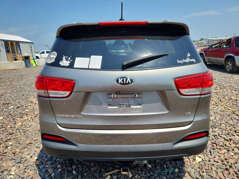 2017 Kia Sorento VIN 5XYPG4A55HG242073 COPART salvage auction — HAIL, MO - CERTIFICATE OF TITLE, sold $1,100 on 2026-07-27 (photo 6)