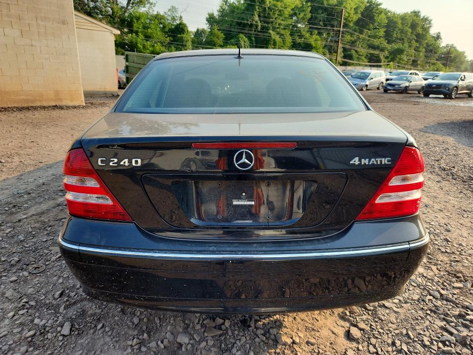 2005 Mercedes-benz C-klasse VIN WDBRF81J05F564648 COPART salvage auction — ENGINE BURN, Pa - Certificate Of Salvage, sold $15 on 2026-08-12 (photo 6)