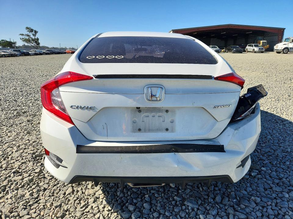 2020 Honda Civic VIN 2HGFC2F88LH536724 COPART salvage auction — FRONT END, Ca - Salvage Certificate, sold $1,350 on 2026-08-27 (photo 6)