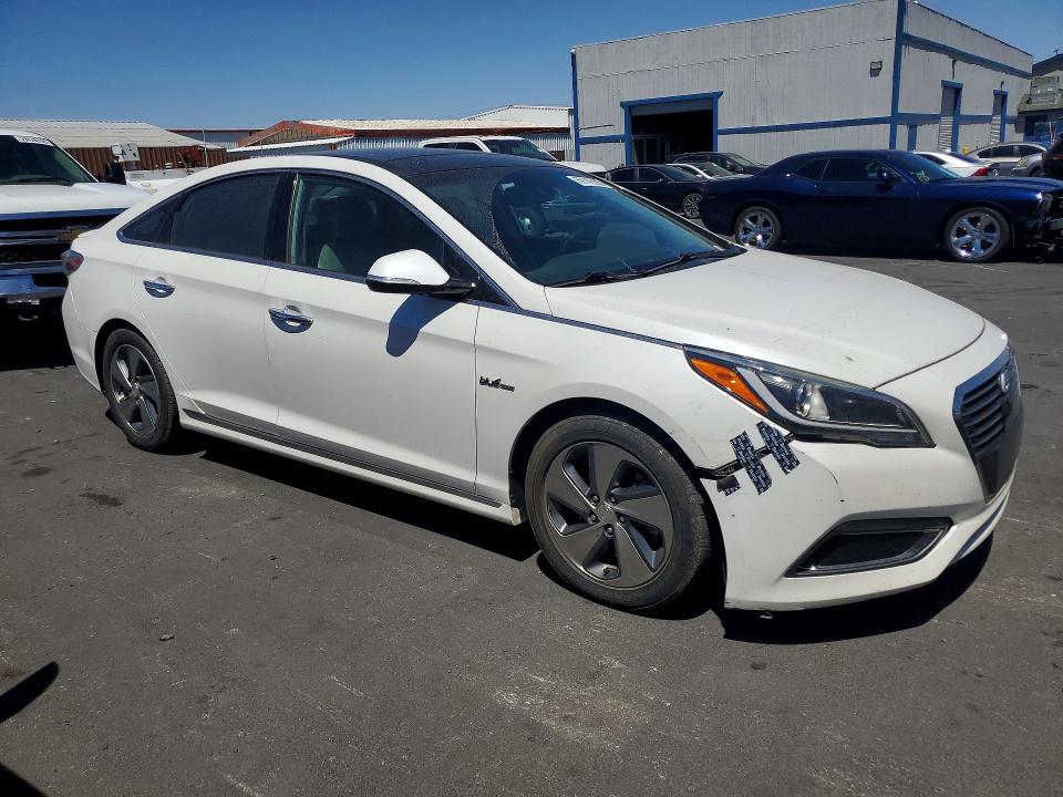 2017 Hyundai Sonata VIN KMHE34L17HA050730 COPART salvage auction — FRONT END, Ut - Cert Of Sale - Rebuilt/Restore, sold $1,200 on 2026-07-22 (photo 4)