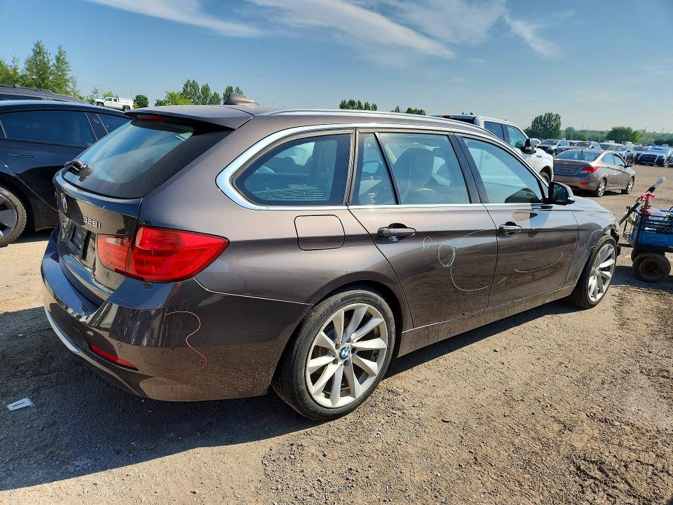 2014 BMW 3er VIN WBA3G7C50EF186259 COPART salvage auction — FRONT END, On - Permit No Brand - Unfit, sold $425 on 2026-07-23 (photo 3)