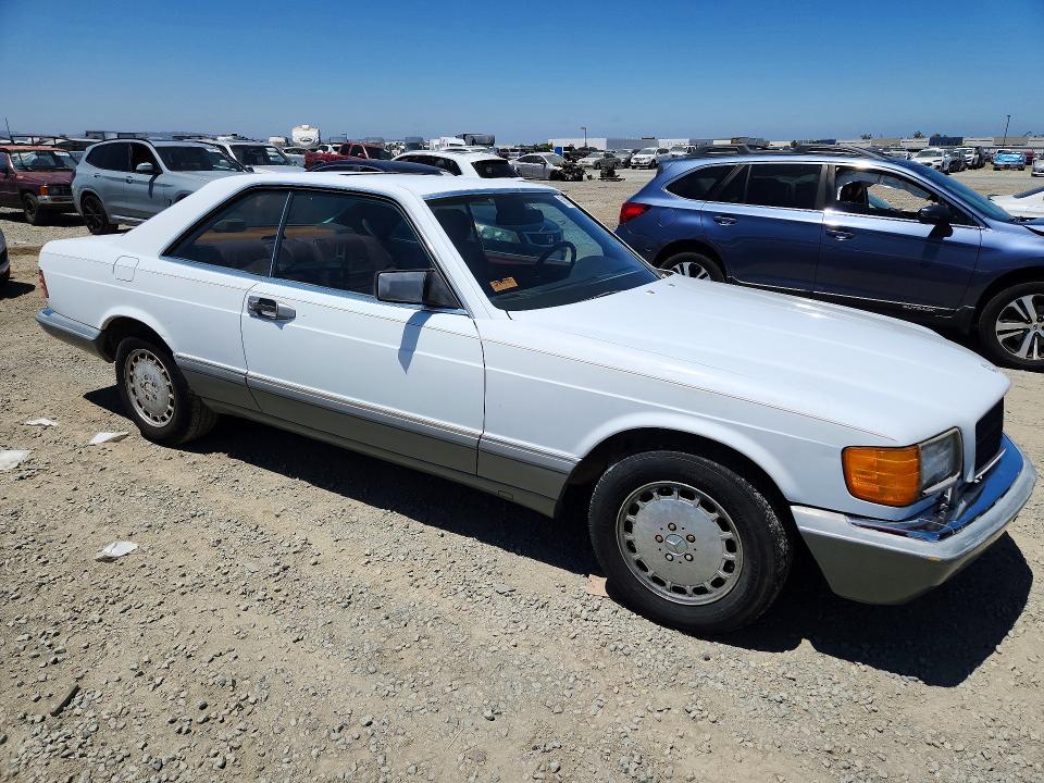 1986 Mercedes-benz 560 VIN WDBCA45D3GA248193 COPART salvage auction — MINOR DENT/SCRATCHES, CA - DIS/DLR/EXP ONLY CLEAN TITLE (P), sold $14,400 on 2026-07-17 (photo 4)