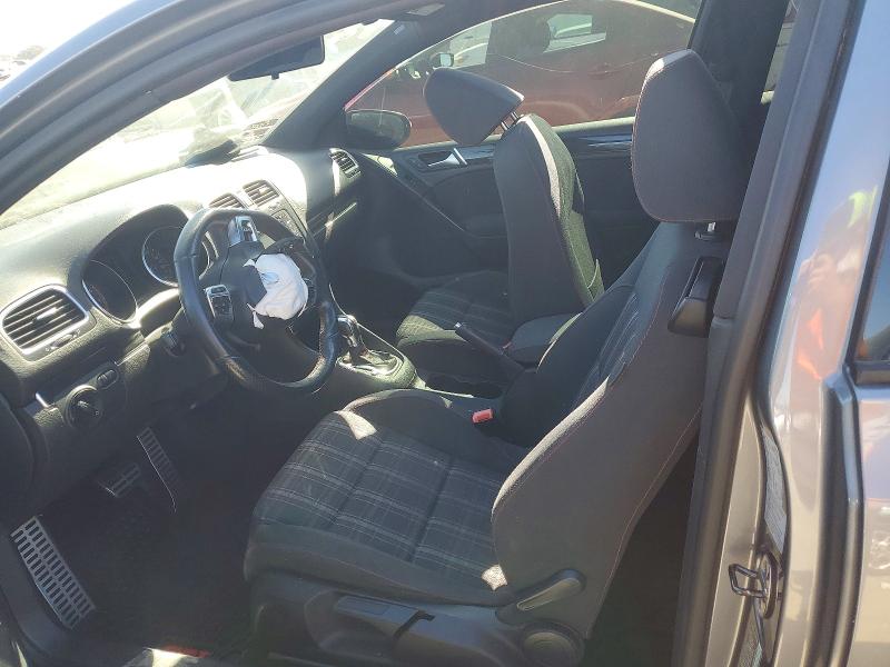 2012 Volkswagen Gti VIN WVWFD7AJ1CW144060 COPART salvage auction — FRONT END, Ca - Salvage Certificate, sold $15 on 2026-07-28 (photo 7)