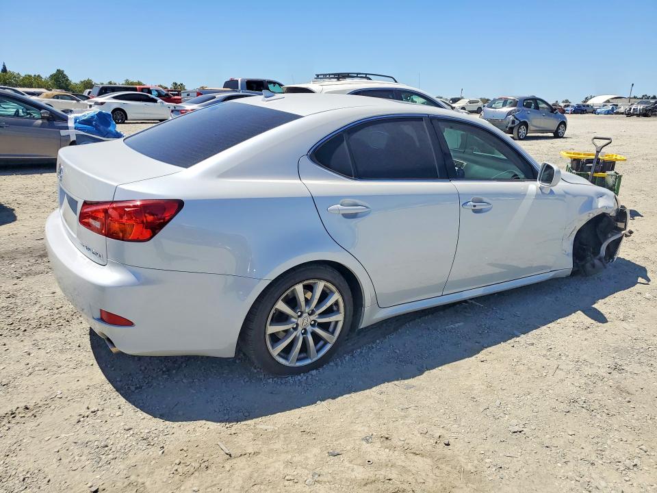 2007 Lexus Is 250 VIN JTHCK262975008203 COPART salvage auction — FRONT END, Ca - Salvage Certificate, sold $825 on 2026-07-23 (photo 3)