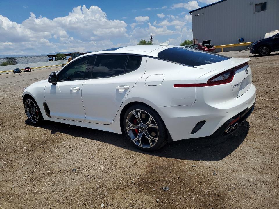 2018 Kia Stinger VIN KNAE55LC2J6035113 COPART salvage auction — FRONT END, Az - Cert Of Title - Salvage, sold $10,600 on 2026-08-07 (photo 2)