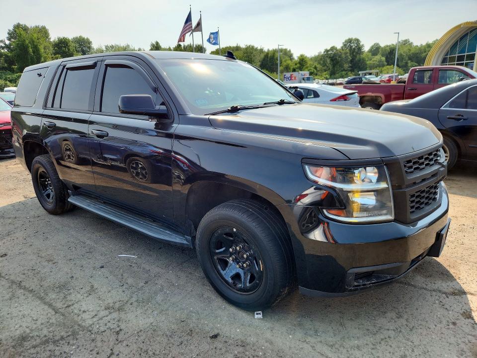 2018 Chevrolet Tahoe VIN 1GNSKDEC7JR259604 COPART salvage auction — MINOR DENT/SCRATCHES, MA - CERTIFICATE OF TITLE (P), sold $8,300 on 2026-07-27 (photo 4)