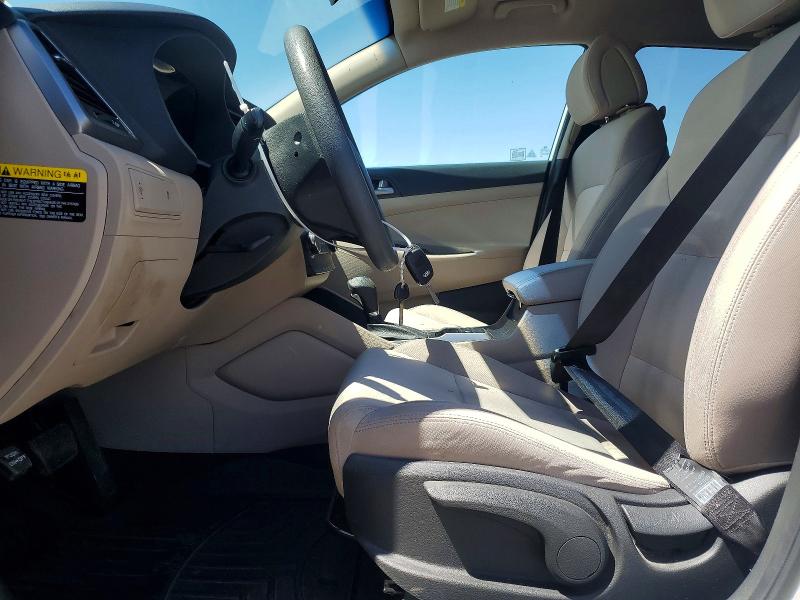 2018 Hyundai Tucson VIN KM8J23A47JU627351 COPART salvage auction — MECHANICAL, Tx - Dis/Dlr/Exp Only Clean Title, sold $3,850 on 2026-07-17 (photo 7)