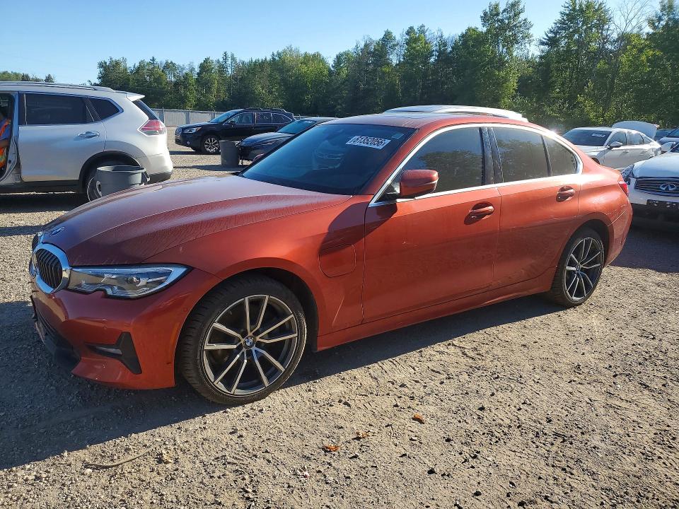 2021 BMW 3 series VIN 3MW5P9J03M8B50262 — COPART salvage auction photo