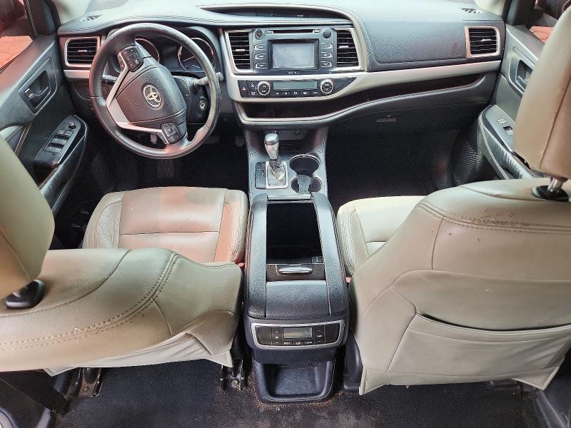 2014 Toyota Highlander VIN 5TDZKRFH9ES023218 COPART salvage auction — SIDE, Fl - Certificate Of Title, sold $625 on 2026-07-30 (photo 8)