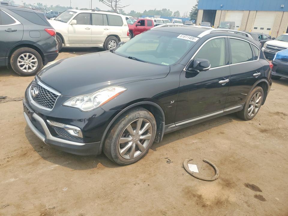 2017 Infiniti Qx50 VIN JN1BJ0RR5HM417564 COPART salvage auction — FRONT END, Mi - Certificate Of Title, sold $300 on 2026-07-28 (photo 1)