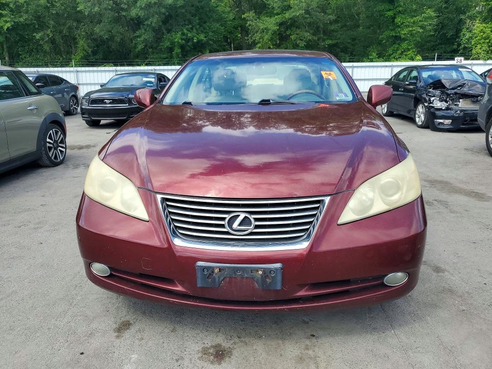 2007 Lexus Es 350 VIN JTHBJ46G072072041 COPART salvage auction — REAR END, NJ - CERTIFICATE OF TITLE, sold $800 on 2026-07-14 (photo 5)