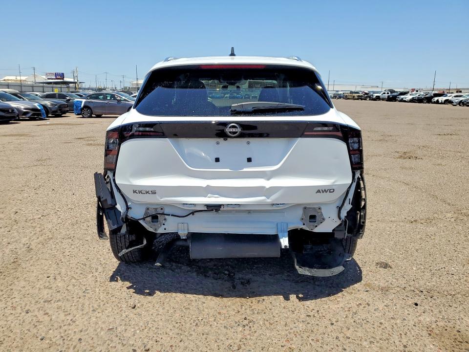 2026 Nissan Kicks VIN 3N8AP6CB2TL365615 COPART salvage auction — REAR END, TX - CERTIFICATE OF TITLE, sold $7,100 on 2026-07-20 (photo 6)