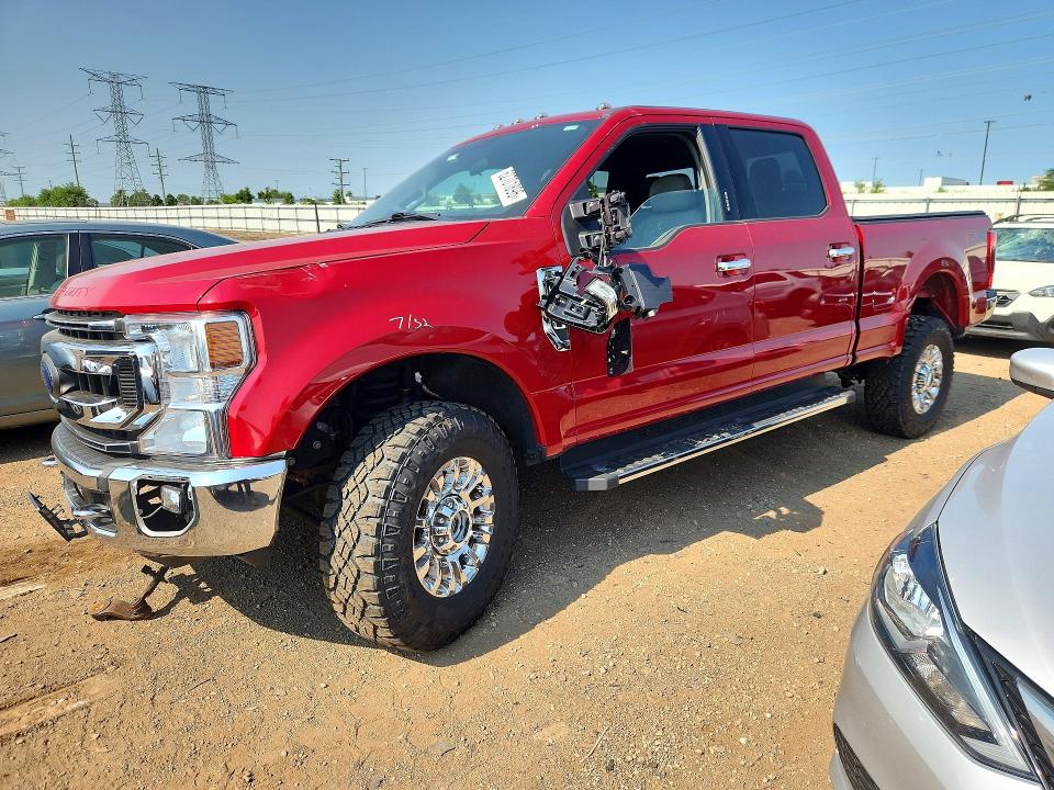 2021 Ford F250 VIN 1FT7W2B64MEE05118 — COPART salvage auction photo