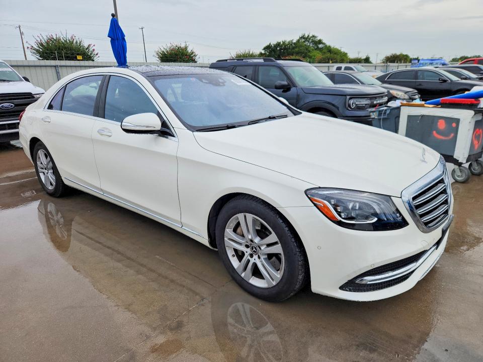 2018 Mercedes-benz S-klasse VIN WDDUG6GB7JA326578 COPART salvage auction — WATER/FLOOD, Salvage Title, sold $11,400 on 2026-07-30 (photo 4)