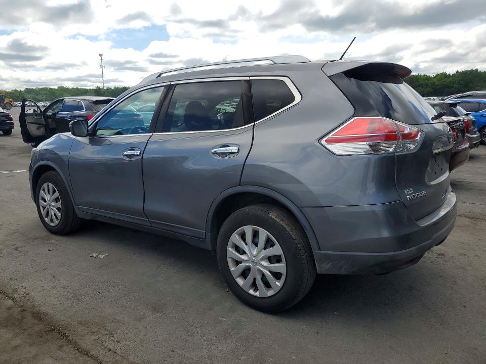 2016 Nissan Rogue VIN KNMAT2MV5GP729187 COPART salvage auction — SIDE, Nj - Cert Of Title-Salvage, sold $1,200 on 2026-07-14 (photo 2)