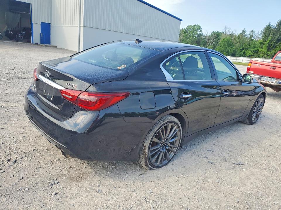 2018 Infiniti Q50 VIN JN1FV7AR3JM480808 COPART salvage auction — FRONT END, Ny - Mv-907A Salvage Certificate, sold $3,050 on 2026-07-20 (photo 3)