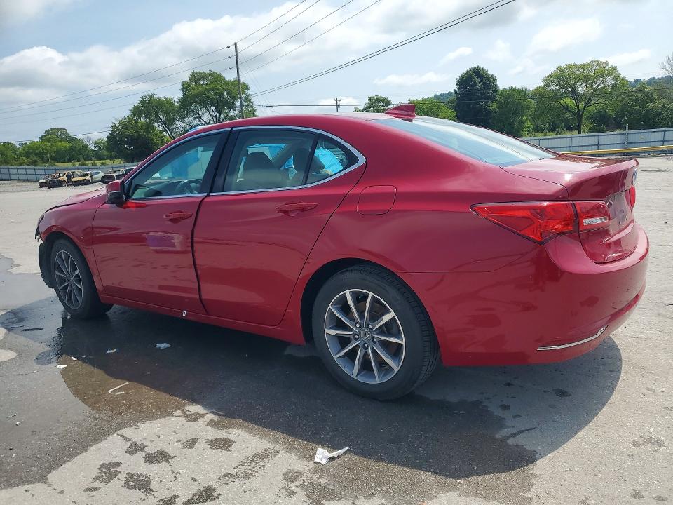 2019 Acura Tlx VIN 19UUB1F36KA004166 COPART salvage auction — FRONT END, Tn - Salvage Certificate, sold $675 on 2026-07-22 (photo 2)