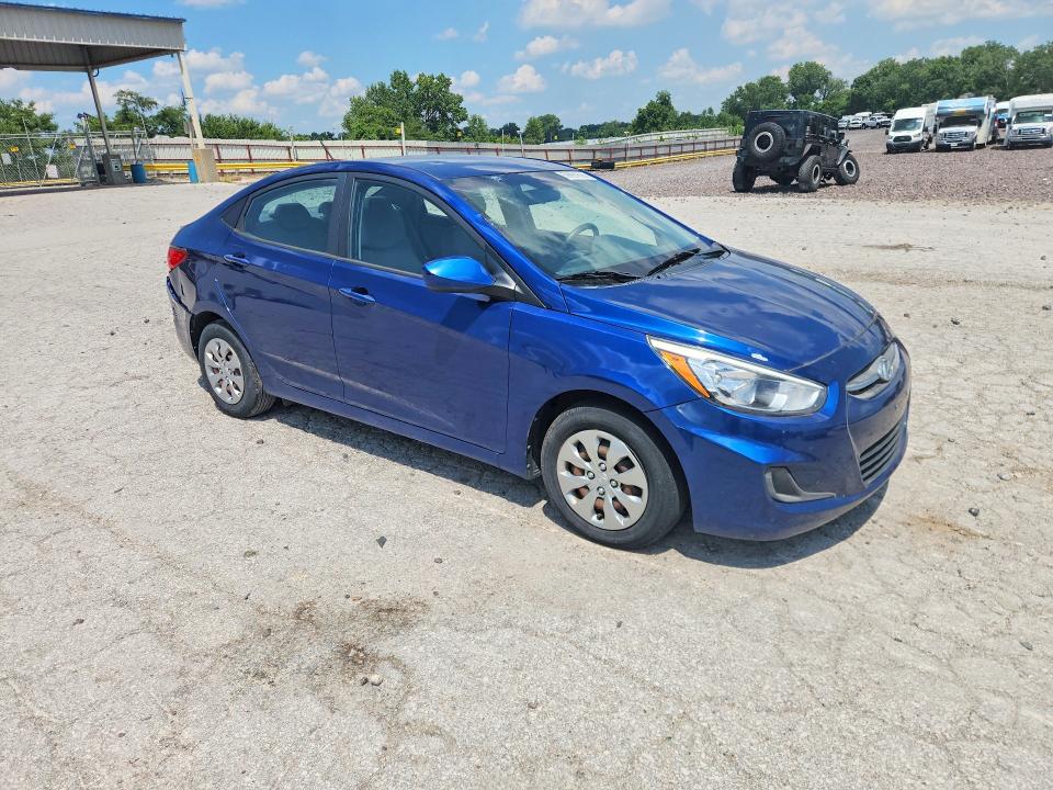 2017 Hyundai Accent VIN KMHCT4AE0HU189366 COPART salvage auction — HAIL, MO - DEALER ONLY CLEAN TITLE, sold $625 on 2026-07-09 (photo 4)