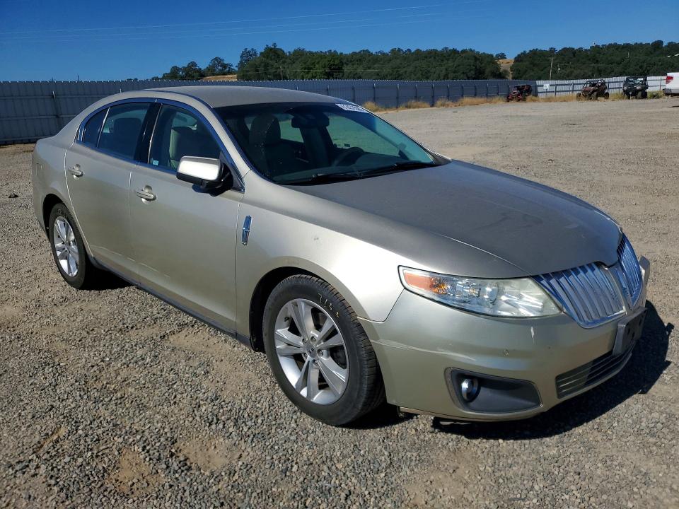 2010 Lincoln Mks VIN 1LNHL9DR5AG607619 COPART salvage auction — FRONT END, Ca - Salvage Certificate, sold $375 on 2026-07-31 (photo 4)
