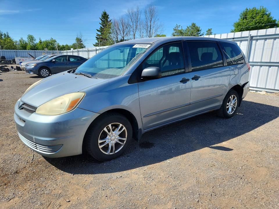 2004 Toyota Sienna VIN 5TDZA29C94S143870 COPART salvage auction — REAR END, On - Permit Salvage, sold $750 on 2026-07-28 (photo 1)