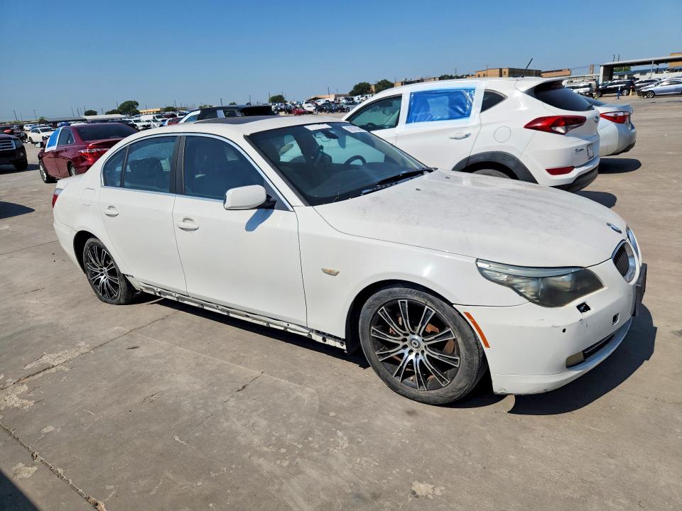 2008 BMW 5 series VIN WBANU53588CT05235 COPART salvage auction — SIDE, TX - CERTIFICATE OF TITLE (P), sold $300 on 2026-07-27 (photo 4)