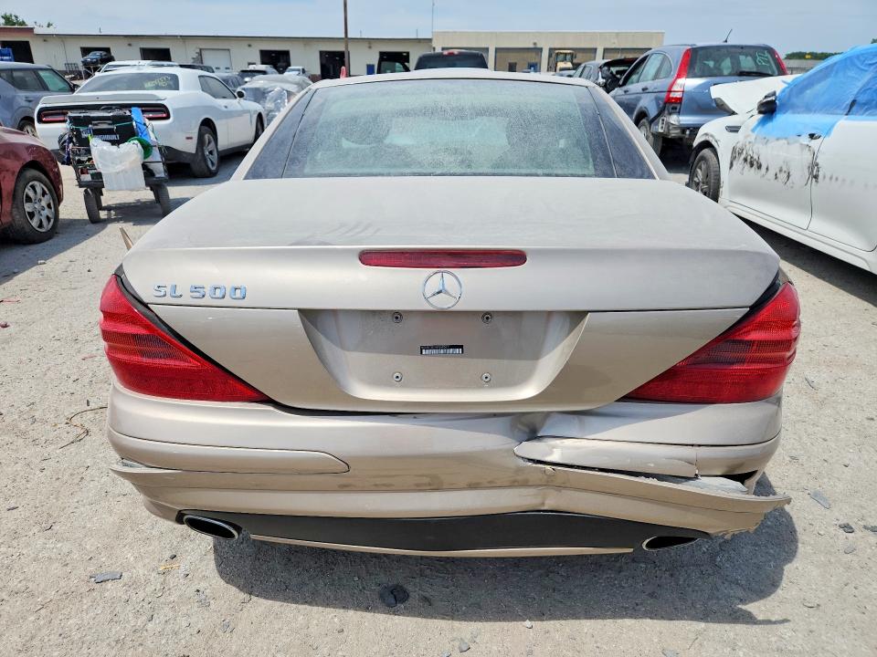 2004 Mercedes-benz Sl-klasse VIN WDBSK75F94F069361 COPART salvage auction — REAR END, In - Cert Of Title-Salvage Title, sold $3,000 on 2026-08-21 (photo 6)