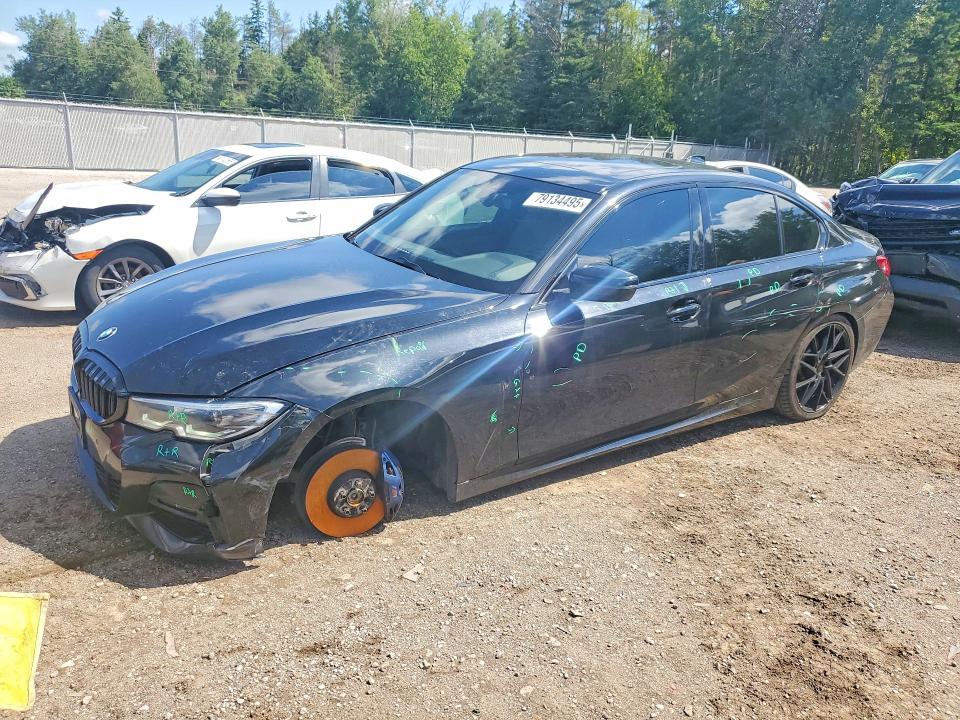 2019 BMW 3 series VIN WBA5R7C59KAJ80097 — COPART salvage auction photo