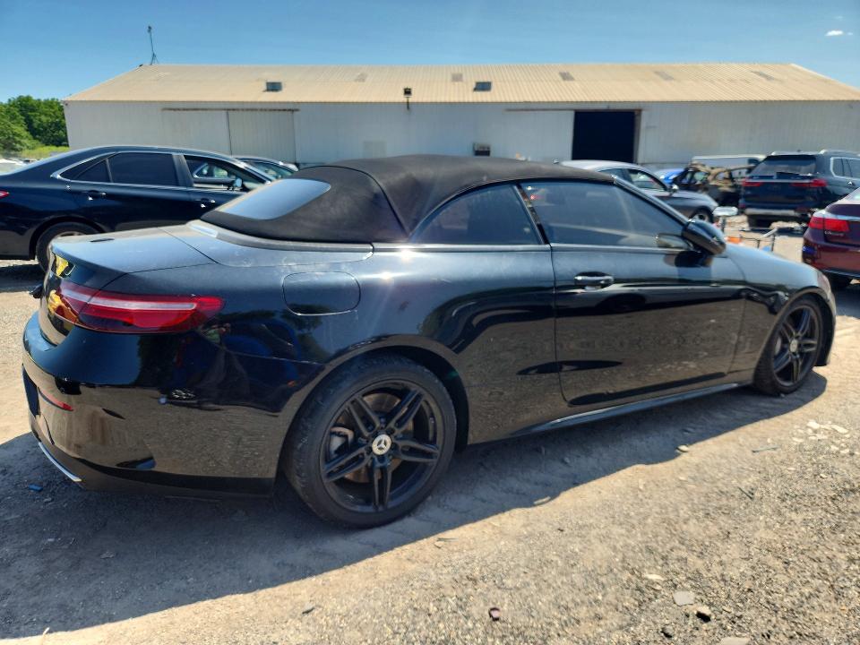 2018 Mercedes-benz E-klasse VIN WDD1K6FB6JF034149 COPART salvage auction — VANDALISM, AZ - CERT OF TITLE - SALVAGE, sold $18,400 on 2026-08-03 (photo 3)