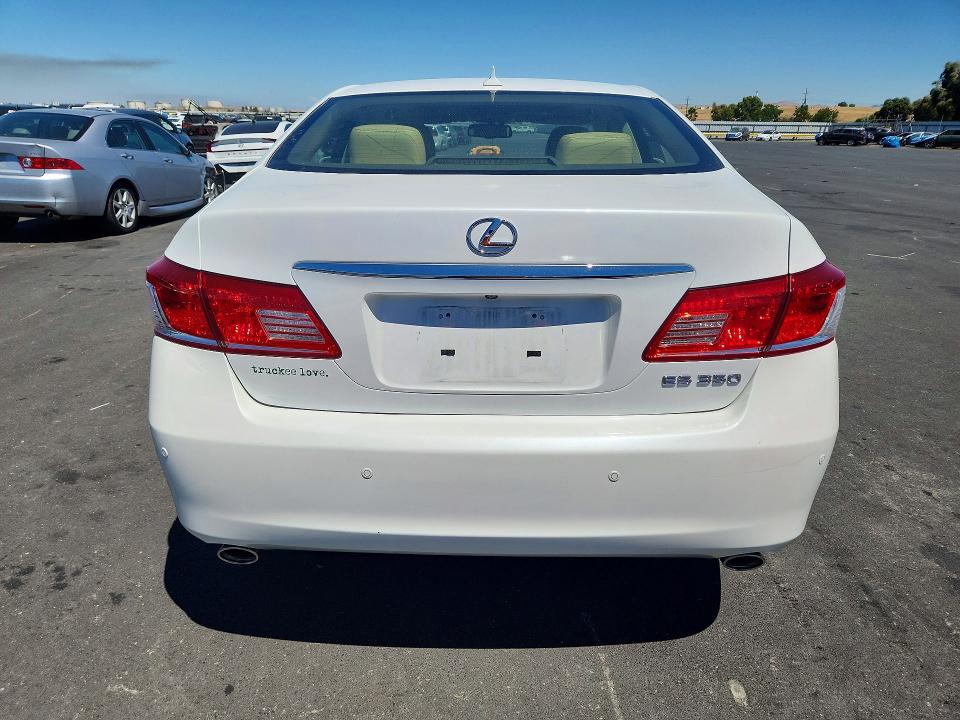 2012 Lexus ES VIN JTHBK1EGXC2507140 COPART salvage auction — FRONT END, Ca - Salvage Certificate, sold $1,750 on 2026-07-22 (photo 6)