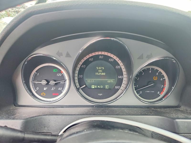 2011 Mercedes-benz C class VIN WDDGF8BB5BR186780 COPART salvage auction — WATER/FLOOD, CT - CERT OF TITLE-FLOOD SALVAGE, sold $525 on 2026-08-14 (photo 9)