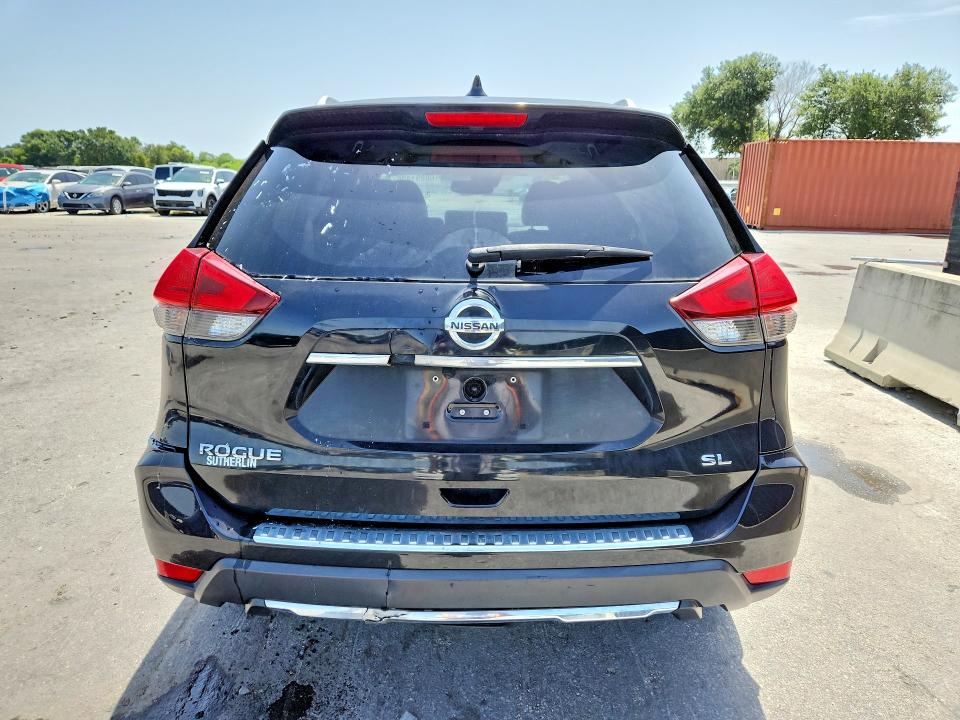 2017 Nissan Rogue VIN JN8AT2MTXHW143921 COPART salvage auction — REAR END, Mt - Certificate Of Title (P), sold $2,500 on 2026-07-30 (photo 6)