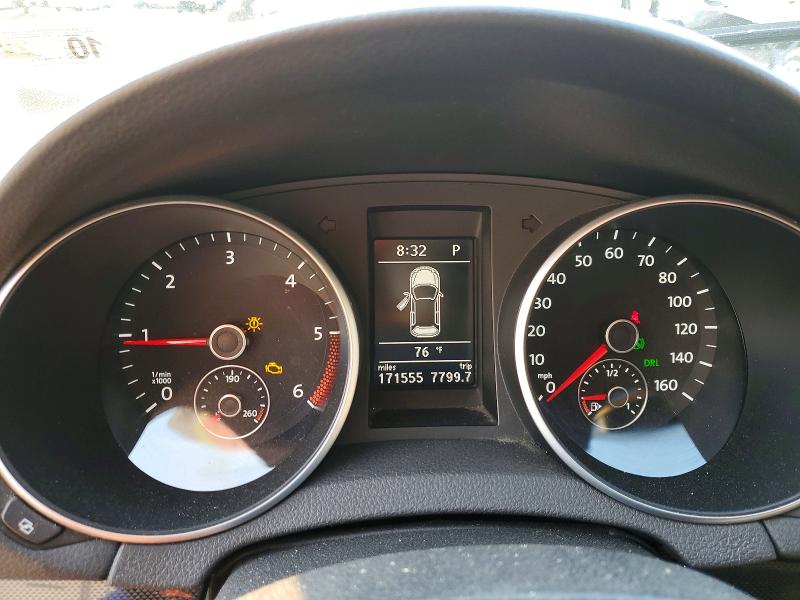 2012 Volkswagen Jetta VIN 3VWPL7AJ6CM703297 COPART salvage auction — REAR END, Salvage Title, sold $1,150 on 2026-08-27 (photo 9)