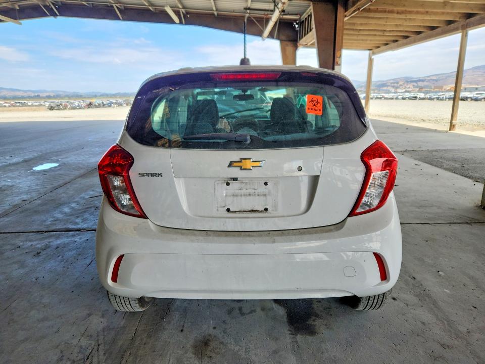 2020 Chevrolet Spark VIN KL8CB6SA3LC442282 COPART salvage auction — FRONT END, Ca - Salvage Certificate, sold $575 on 2026-07-27 (photo 6)