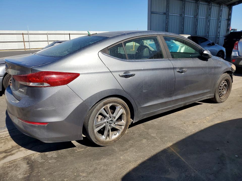 2017 Hyundai Elantra VIN KMHD84LF1HU148384 COPART salvage auction — MECHANICAL, Salvage Title, sold $1,050 on 2026-07-23 (photo 3)