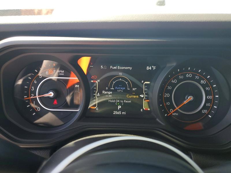 2026 Jeep Wrangler / VIN 1C4PJXFN2TW263549 COPART salvage auction — NORMAL WEAR, Ca - Dis/Dlr/Exp Only Clean Title (P), sold $25,250 on 2026-07-29 (photo 9)