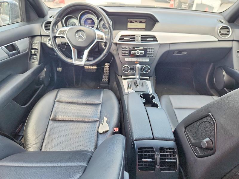 2013 Mercedes-benz C-klasse VIN WDDGF4HB6DR266348 COPART salvage auction — FRONT END, TX - SALVAGE VEHICLE TITLE (P), sold $550 on 2026-07-16 (photo 8)