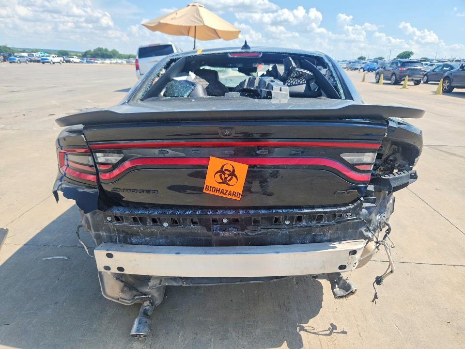 2023 Dodge Charger VIN 2C3CDXHG0PH512895 COPART salvage auction — ALL OVER, TX - CERTIFICATE OF TITLE, sold $1,500 on 2026-08-06 (photo 6)