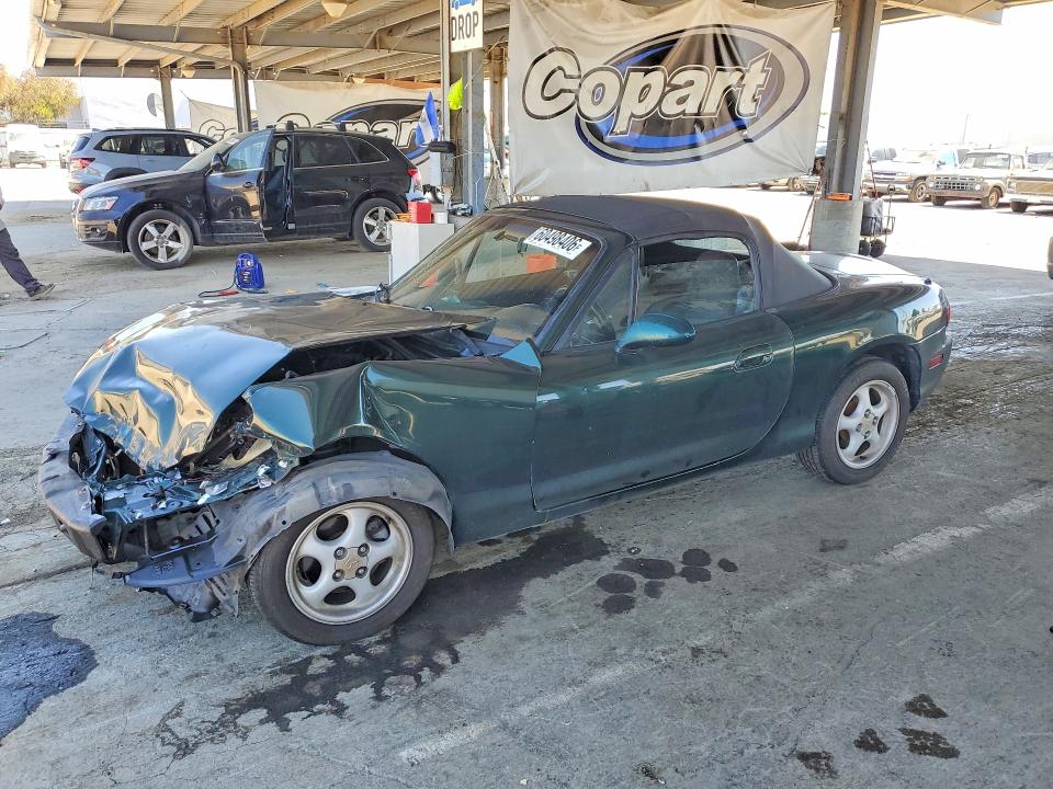 1999 Mazda Mx-5 VIN JM1NB3536X0103051 COPART salvage auction — FRONT END, Ca - Salvage Certificate, sold $225 on 2026-07-28 (photo 1)