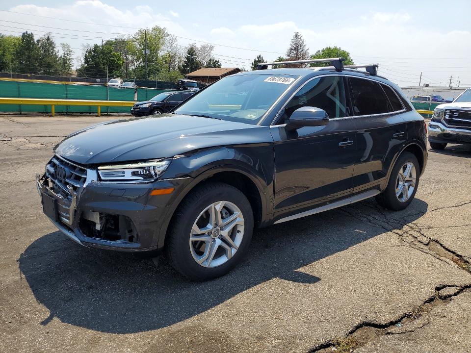 2019 Audi Q5 VIN WA1ANAFY3K2130302 COPART salvage auction — FRONT END, Co - Public - Salvage Title, sold $6,400 on 2026-07-14 (photo 1)