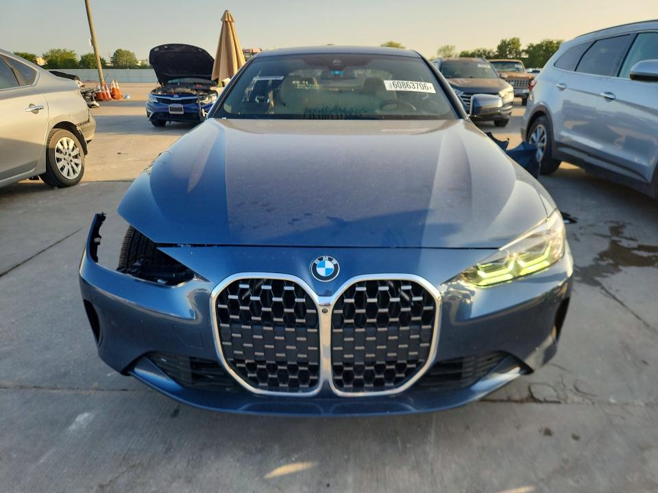 2024 BMW 4er VIN WBA53AP0XRCN07456 COPART salvage auction — SIDE, TX - SALVAGE VEHICLE TITLE (P), sold $13,900 on 2026-08-20 (photo 5)