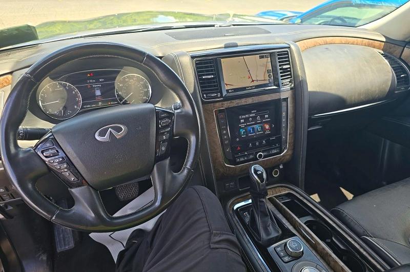 2021 Infiniti VIN JN8AZ2AF3M9720407 COPART salvage auction — NORMAL WEAR, TX - CERTIFICATE OF TITLE (P), sold $11,800 on 2026-07-30 (photo 9)