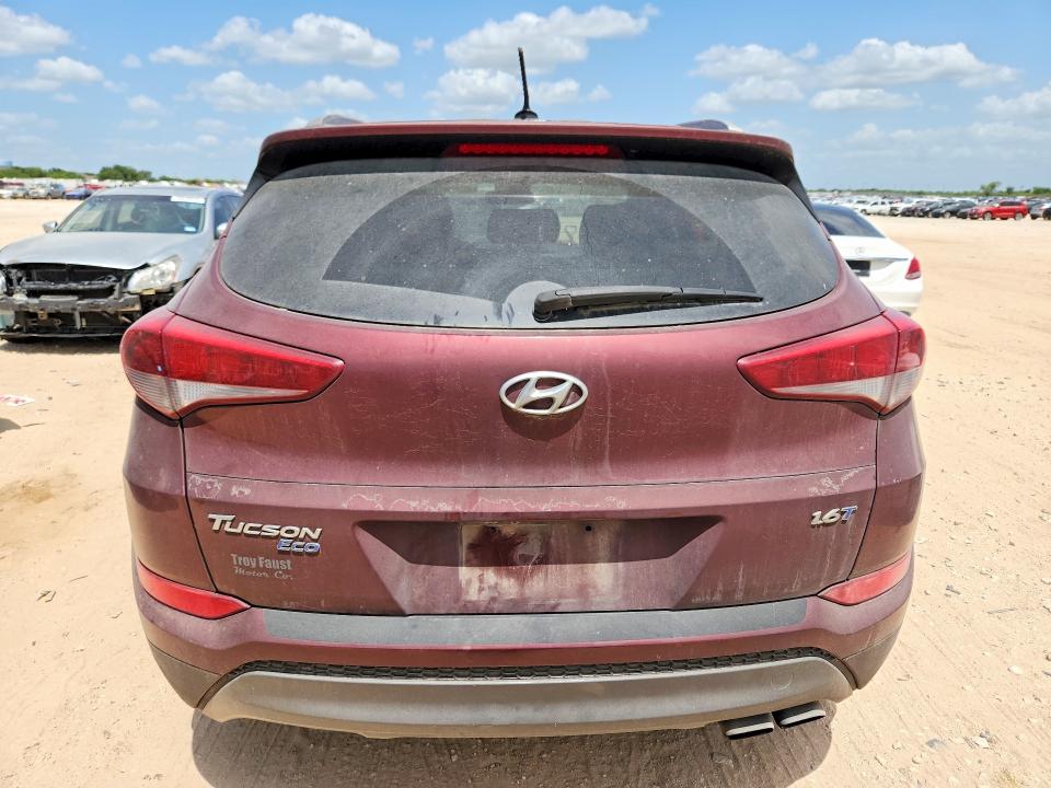 2016 Hyundai Tucson VIN KM8J33A22GU195479 COPART salvage auction — FRONT END, Mt - Certificate Of Title, sold $2,550 on 2026-07-30 (photo 6)