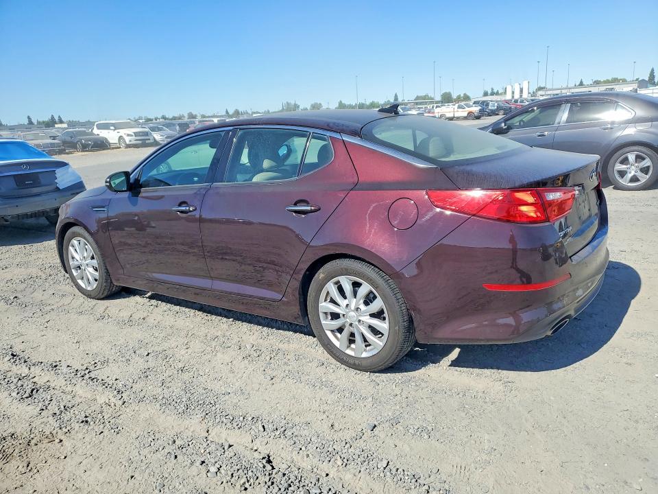 2014 Kia VIN 5XXGN4A79EG311435 COPART salvage auction — FRONT END, Ca - Salvage Certificate, sold $1,950 on 2026-07-14 (photo 2)