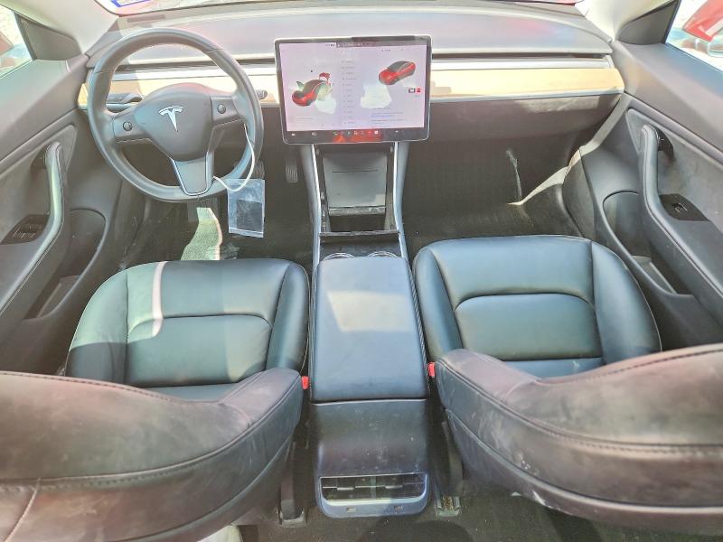 2018 Tesla VIN 5YJ3E1EA6JF059790 COPART salvage auction — SIDE, TX - SALVAGE VEHICLE TITLE (P), sold $6,600 on 2026-07-30 (photo 8)