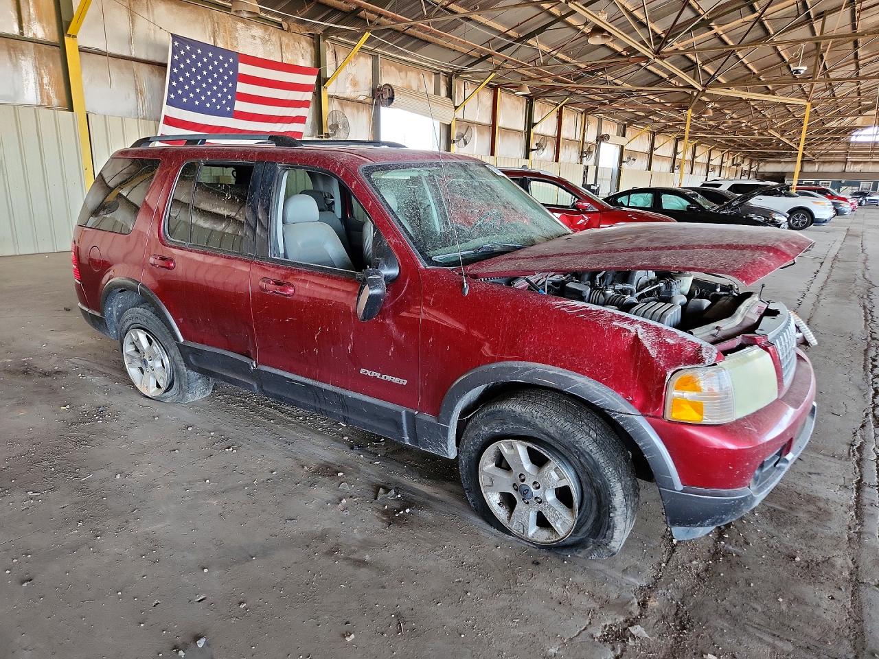 2004 Ford Explorer VIN 1FMZU63E14ZB38942 COPART salvage auction — Front End, AZ - CERTIFICATE OF TITLE, sold $475 on 2026-09-14 (photo 4)