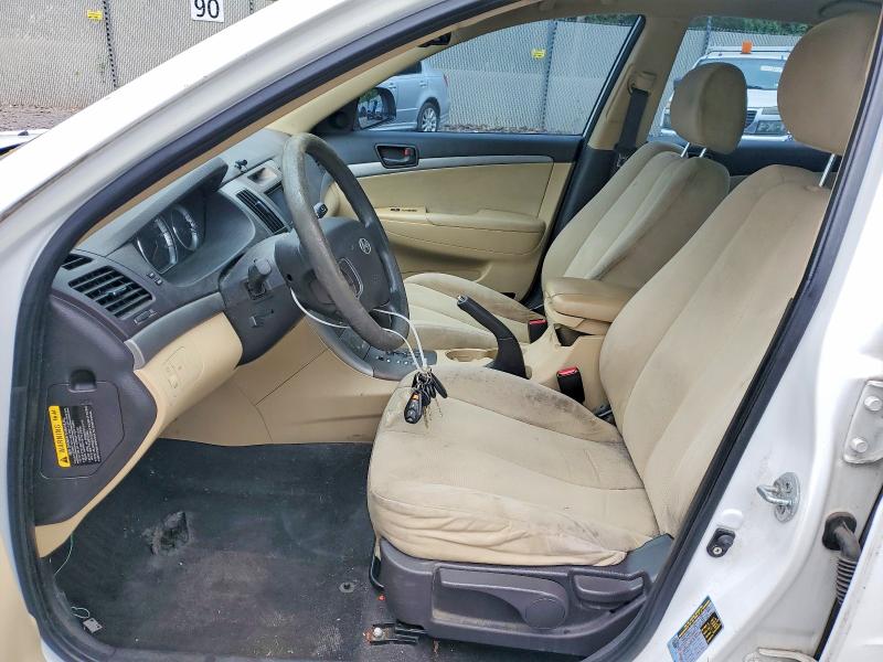 2010 Hyundai Sonata VIN 5NPET4AC3AH583116 COPART salvage auction — FRONT END, PA - CERTIFICATE OF SALVAGE, sold $475 on 2026-07-13 (photo 7)