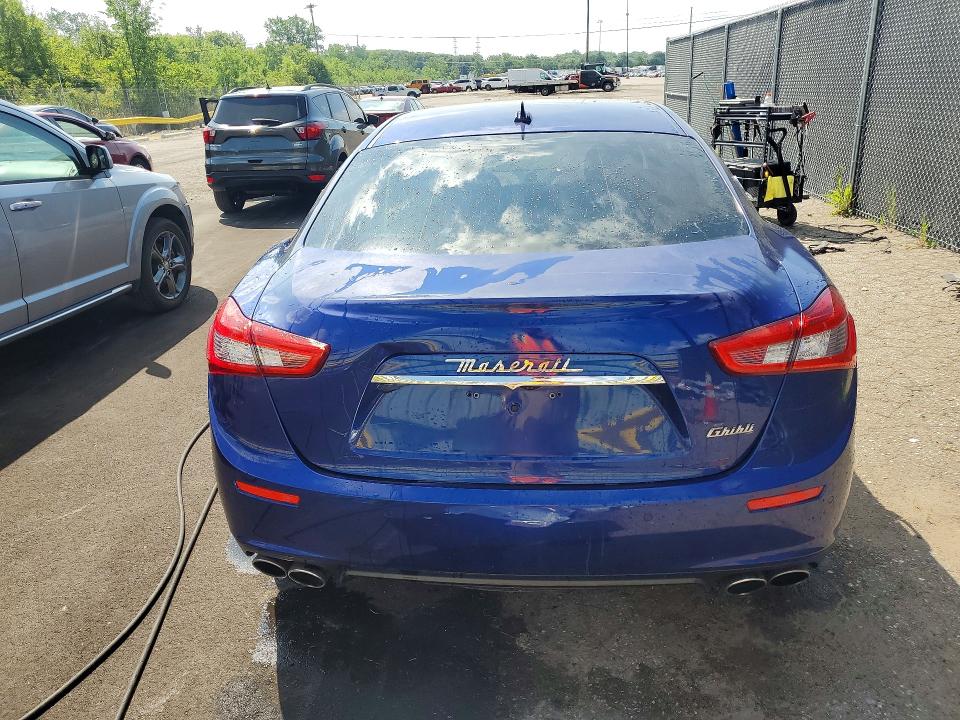 2015 Maserati Ghibli VIN ZAM57XSAXF1149319 COPART salvage auction — VANDALISM, Mi - Cert Of Title-Rebuilt Salvage, sold $2,550 on 2026-07-14 (photo 6)