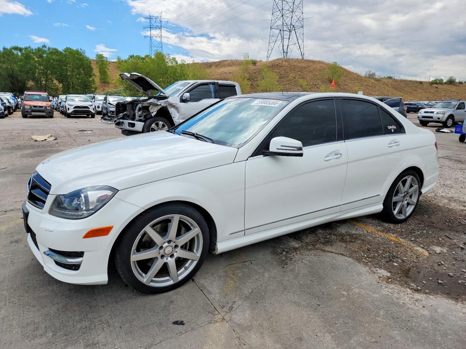 2013 Mercedes-benz VIN WDDGF8AB3DA878894 COPART salvage auction — HAIL, Co - Certificate Of Title, sold $8,500 on 2026-08-26 (photo 1)