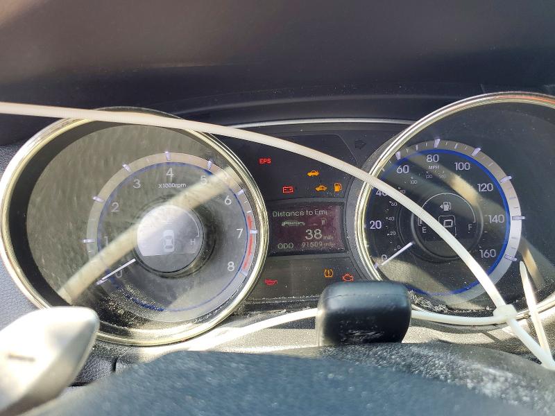 2012 Hyundai Sonata VIN 5NPEC4AC7CH331114 COPART salvage auction — FRONT END, PA - CERTIFICATE OF SALVAGE, sold $425 on 2026-07-31 (photo 9)