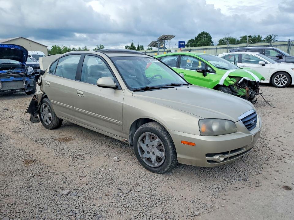 2005 Hyundai Elantra VIN KMHDN46D15U084149 COPART salvage auction — REAR END, NY - MV-907A SALVAGE CERTIFICATE, sold $400 on 2026-07-22 (photo 4)
